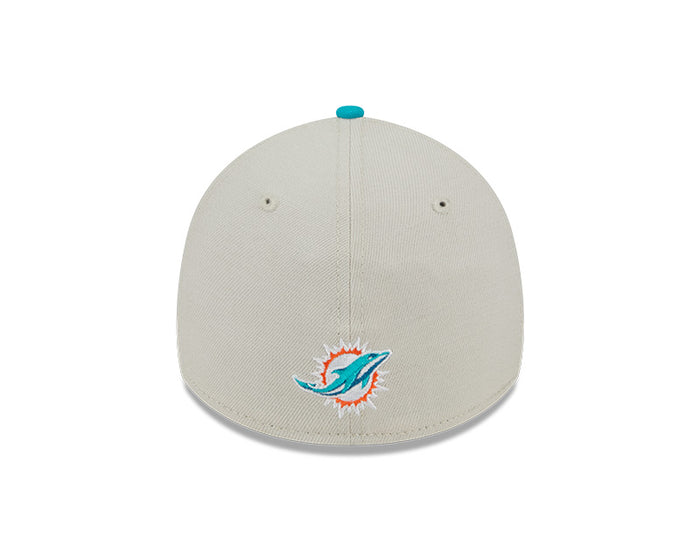 Miami Dolphins New Era 2023 NFL Draft 39THIRTY Flex Hat - Cream