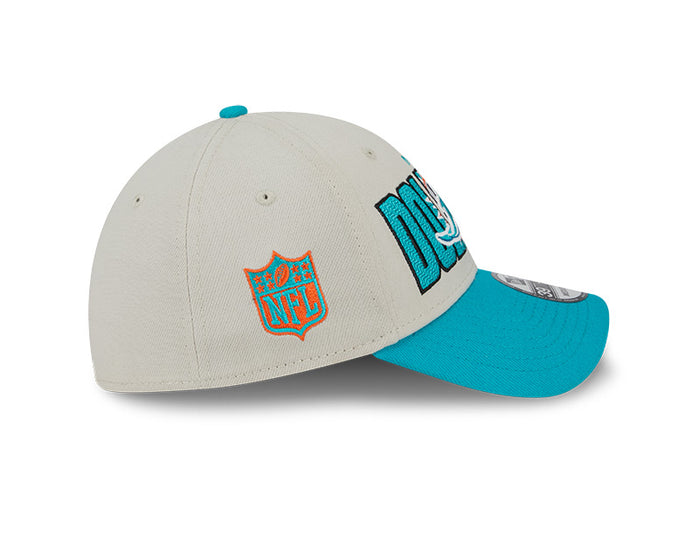 Miami Dolphins New Era 2023 NFL Draft 39THIRTY Flex Hat - Cream
