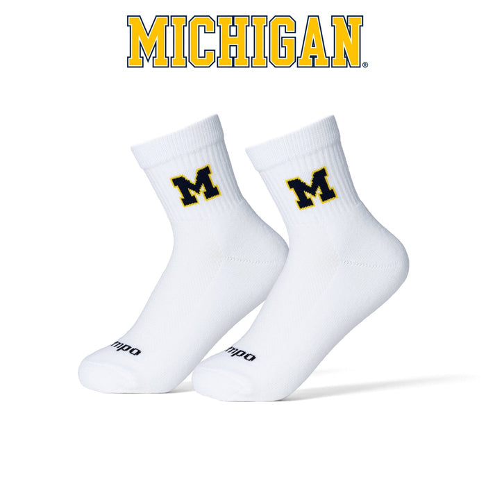 Del Campo Michigan Wolverines Navy golf socks