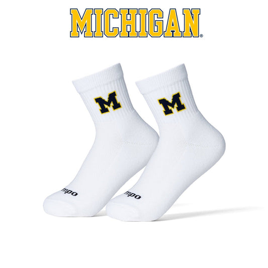 Del Campo Michigan Wolverines Navy golf socks