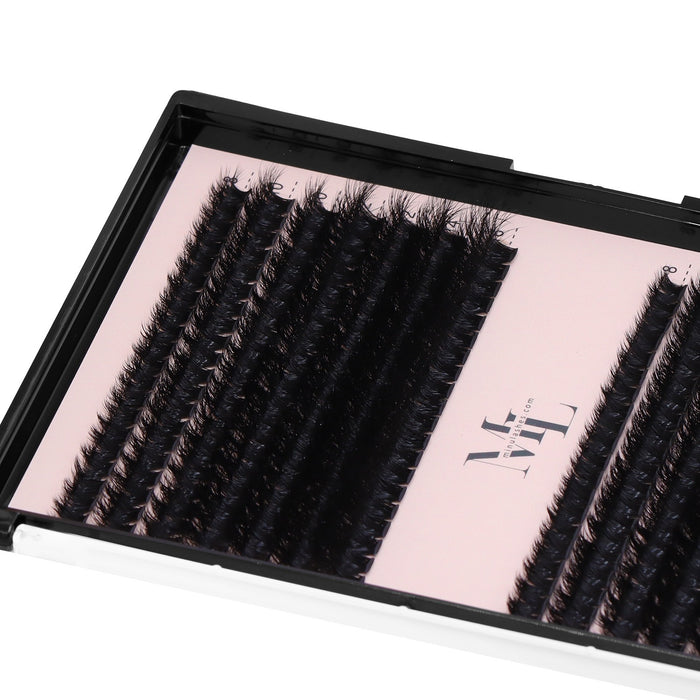 Midnight Fluffy 300D Lash Extensions  D Curl