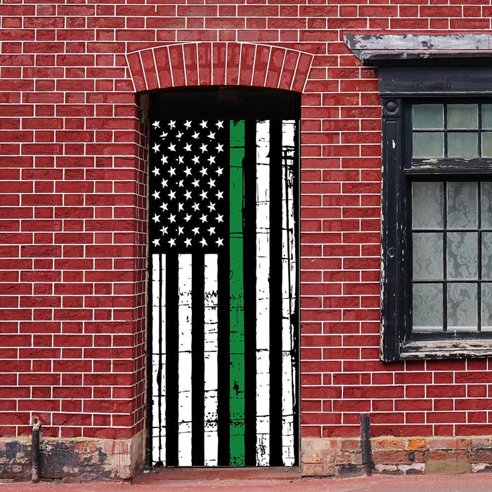 DoorFoto Door Cover Military Support Flag