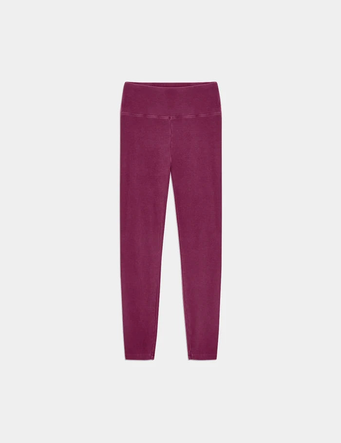 | Front view of model highlighting the coverage and fit | Washed Dark Cherry