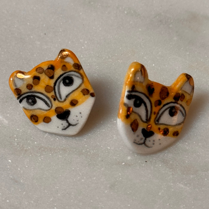 Mini Leopard Earrings (various colors)