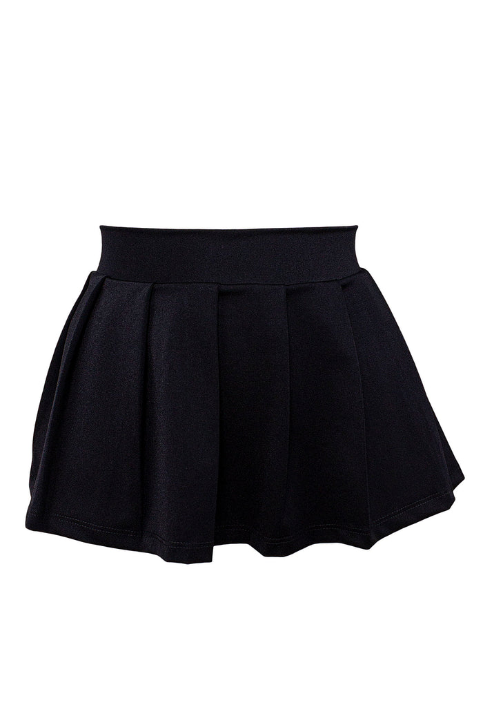 Mini pleated skater skirt / Black pleated skater skirt / BLACK,SKIRTS & PANTS - EXES LINGERIE