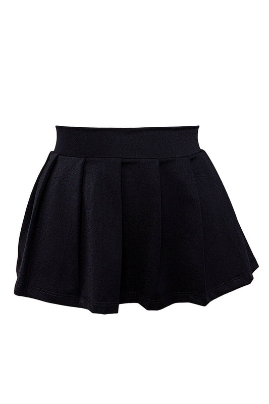Mini pleated skater skirt / Black pleated skater skirt / BLACK,SKIRTS & PANTS - EXES LINGERIE