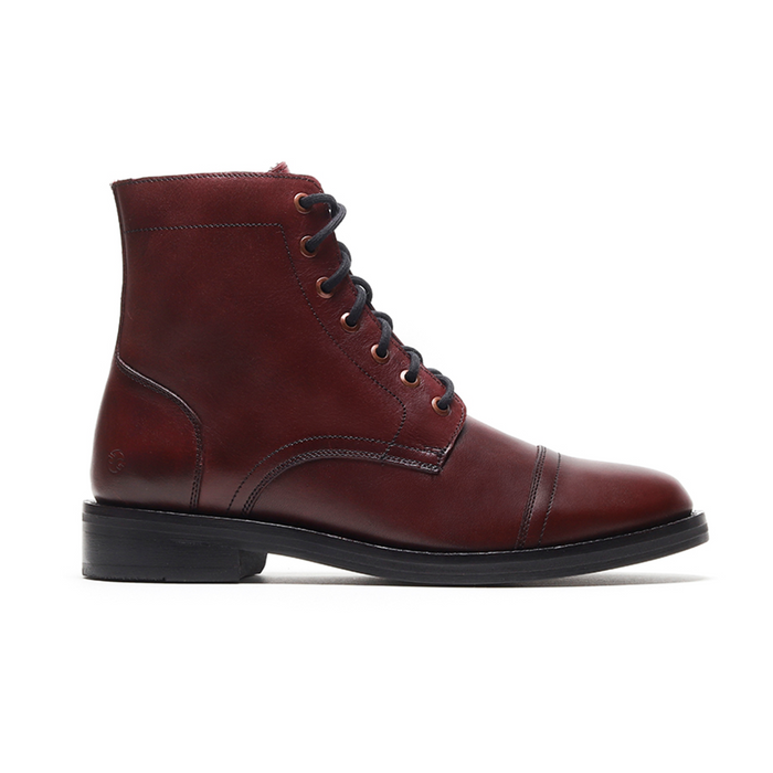 MOD. 3300 | Combat Boots Látigo Vino | Dama