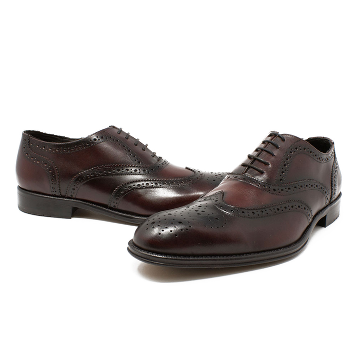 MOD. 5031 | Oxford full brogue Premium Vino | Caballero