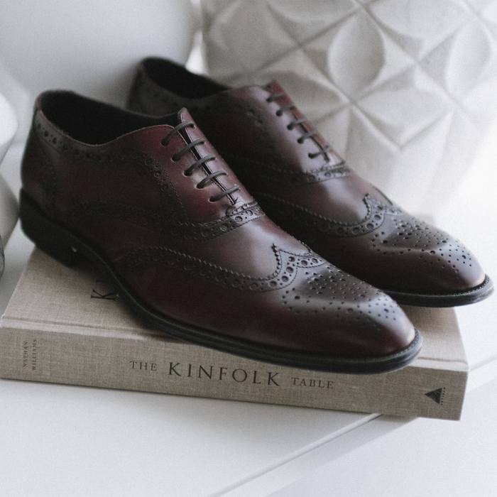 MOD. 5031 | Oxford full brogue Premium Vino | Caballero