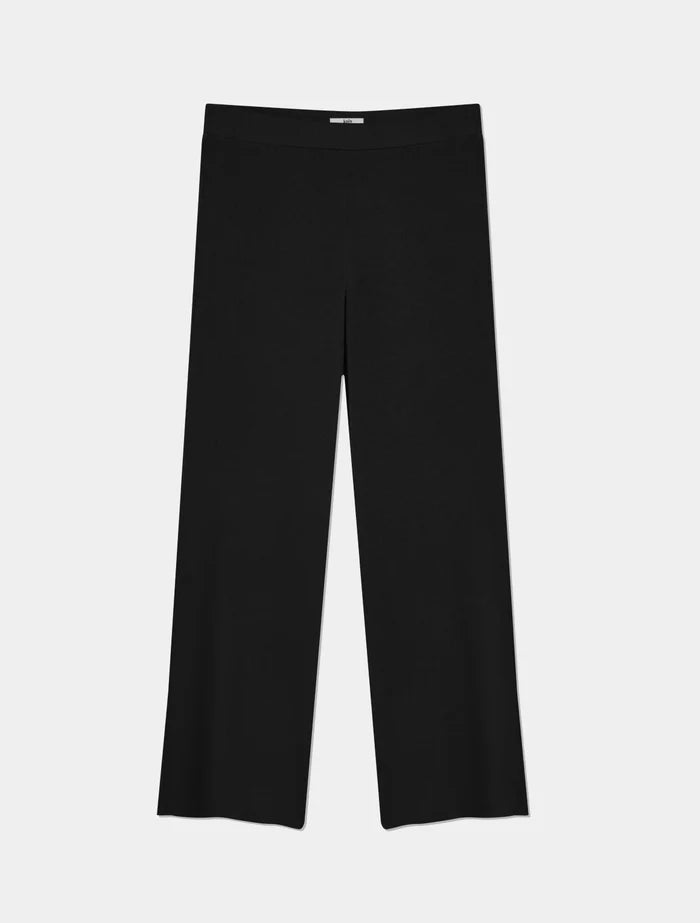 | Modal Rib Pant shown front-facing against a light gray background | Black