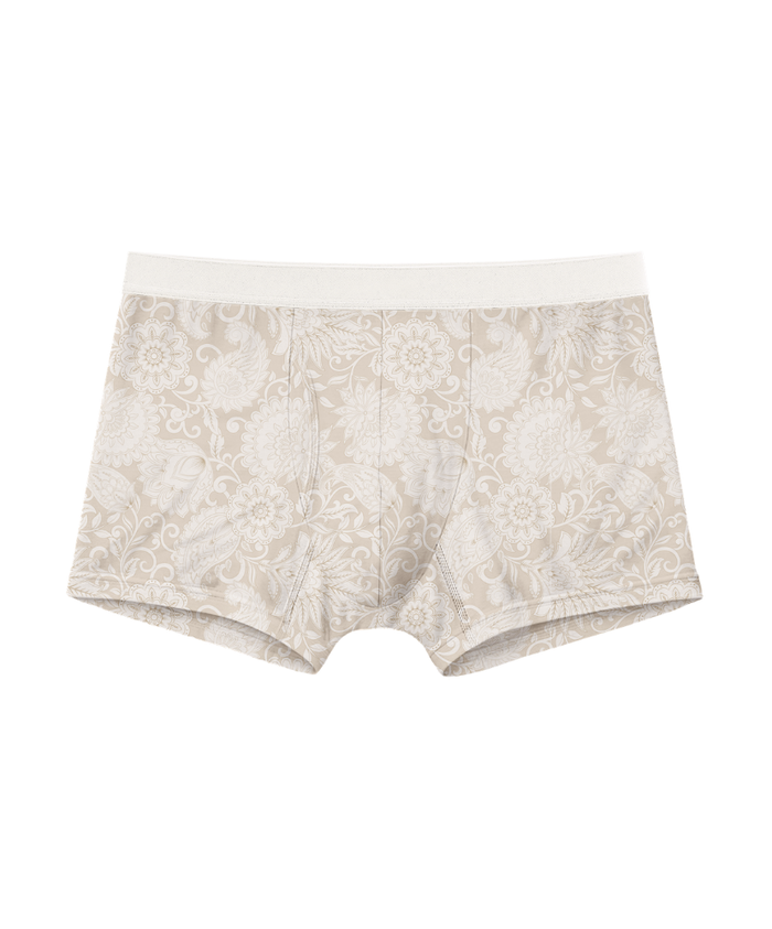 S / Ivory Paisley / Micro Modal