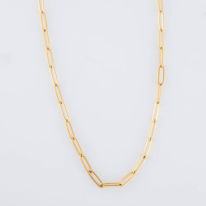 Narelle Waterproof 18" Paperclip Chain Necklace