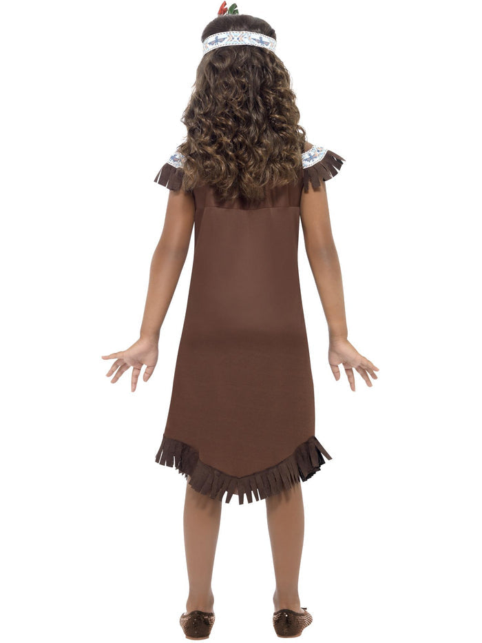 Native American Inspired Girl Costume with Feather