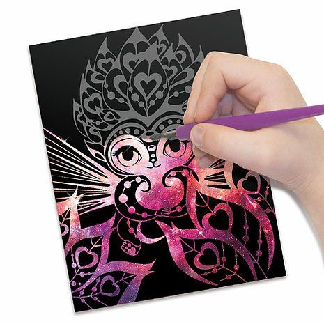 Nebulous Stars Scratch Art