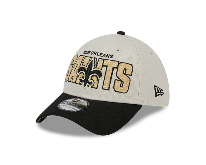 New Orleans Saints New Era 2023 NFL Draft 39THIRTY Flex Hat - Cream