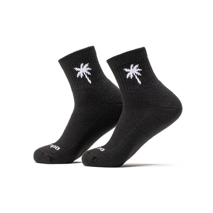 Del Campo Night Mode Pack golf socks featuring all four Night Mode designs: bolt, palm, smiley, and 1776