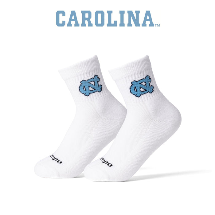 Del Campo North Carolina Tar Heels Interlocking NC golf socks