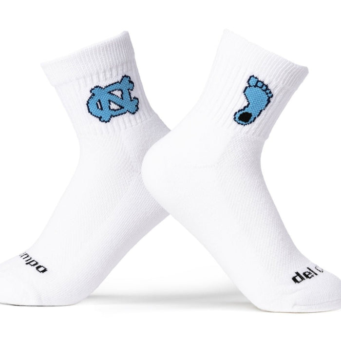 Del Campo North Carolina Tar Heels Pack golf socks featuring both officially licensed team styles
