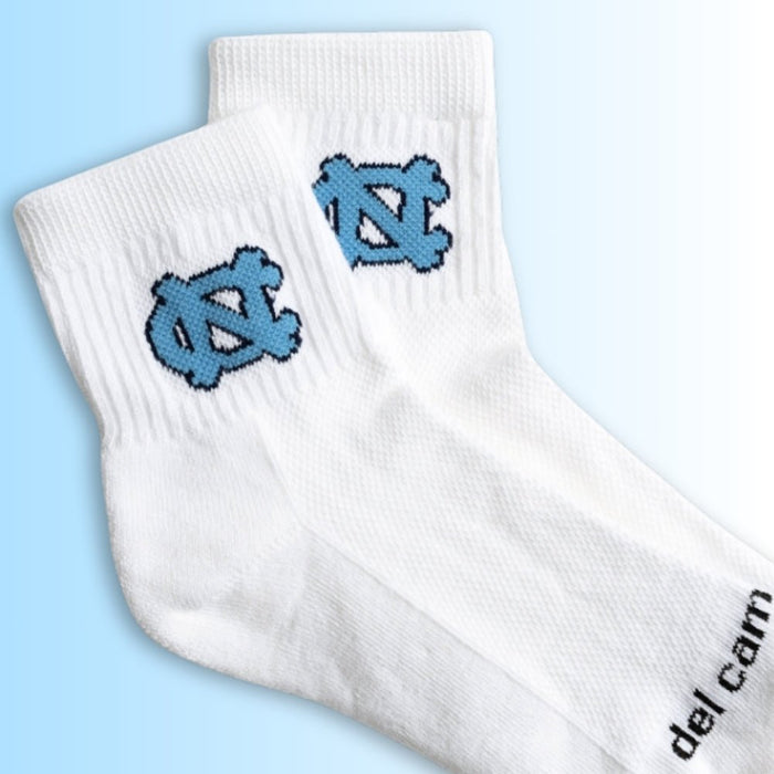 Del Campo North Carolina Tar Heels Pack golf socks featuring both officially licensed team styles