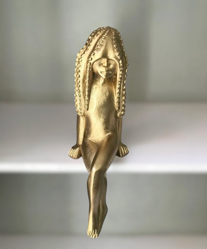 Octopus Girl African Clonette Doll Figurine