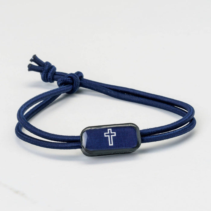 Onyx + Cross | Tap To Pray® Survivor Series Tactical Bracelet