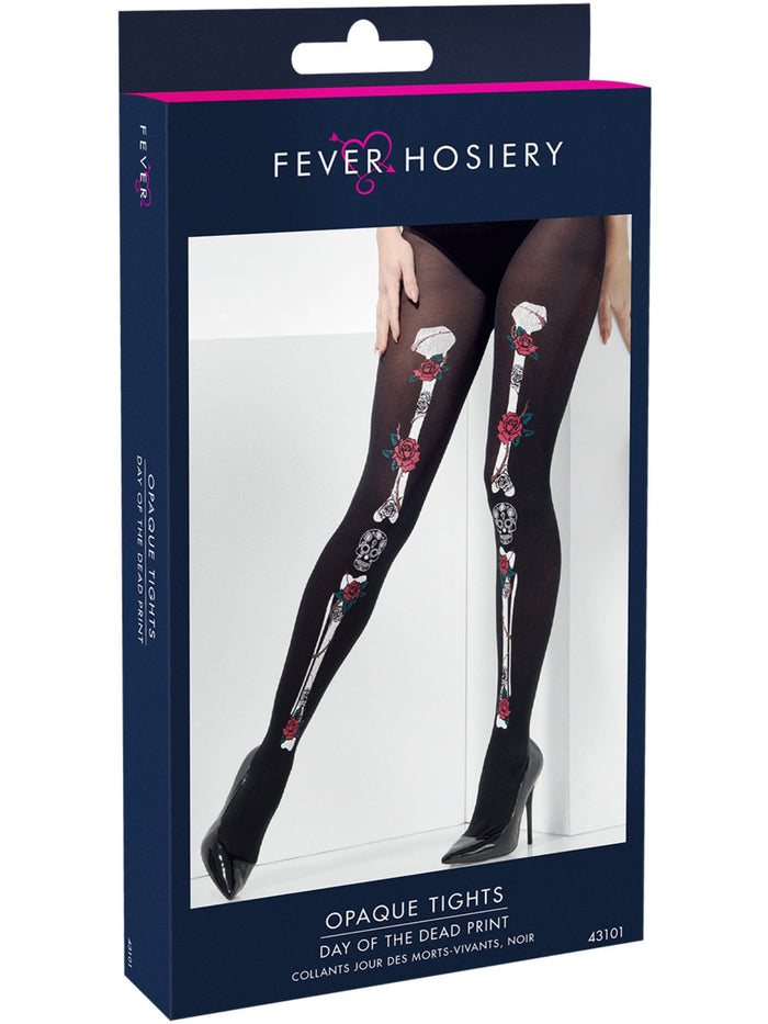 Opaque Day of the Dead Tights