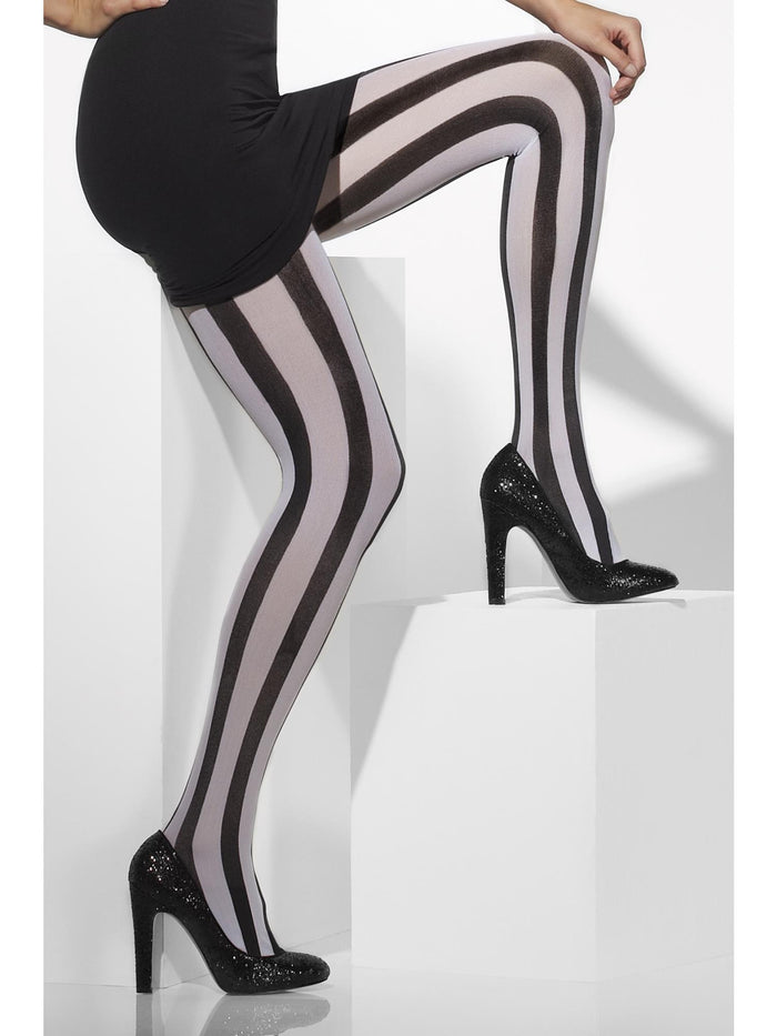 Opaque Tights, Black & White