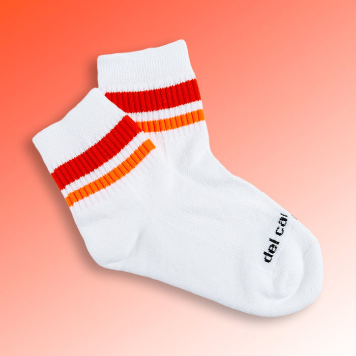 Del Campo Orange golf socks