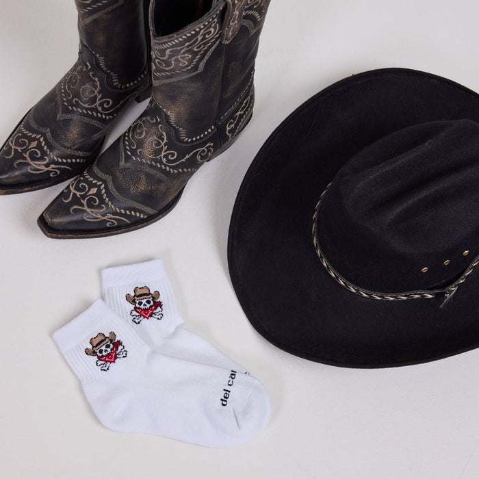 Del Campo Outlaw Crossbones golf socks