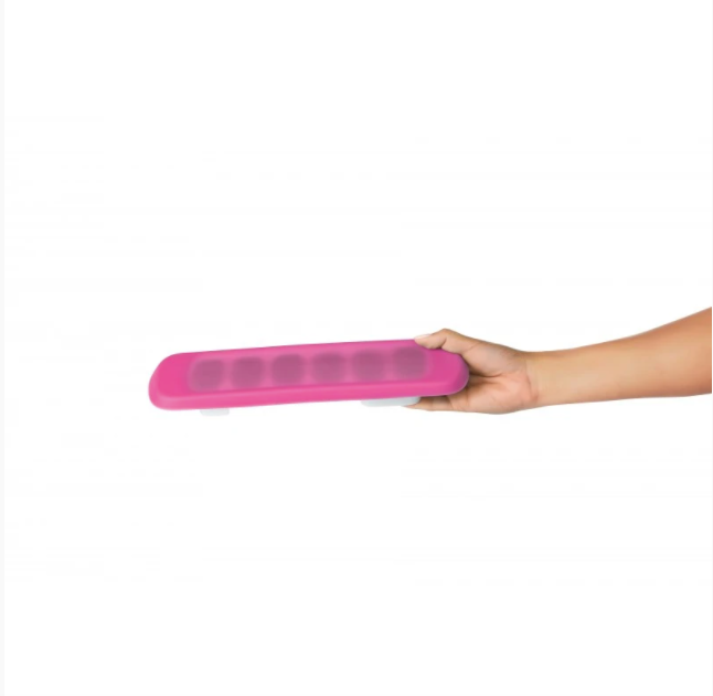 OXO TOT Baby Food Freezer Tray With Silicone Lid 1pc - Pink