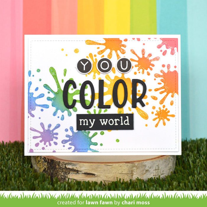 paint splatter background stencil