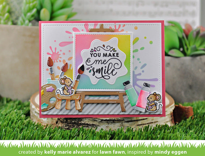 paint splatter background stencil