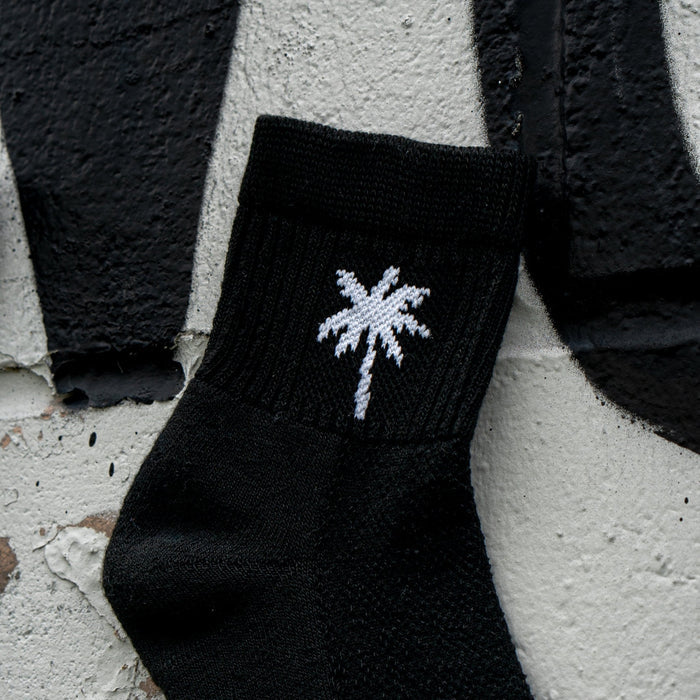 Del Campo Palms Night Mode golf socks
