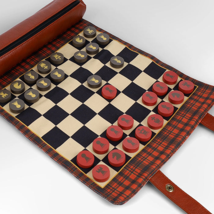 Pendleton Chess and Checkers Travel Set