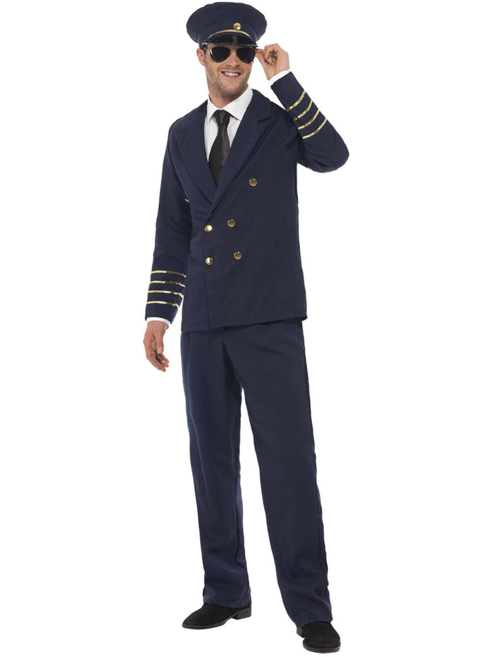 Pilot Costume, Navy Blue