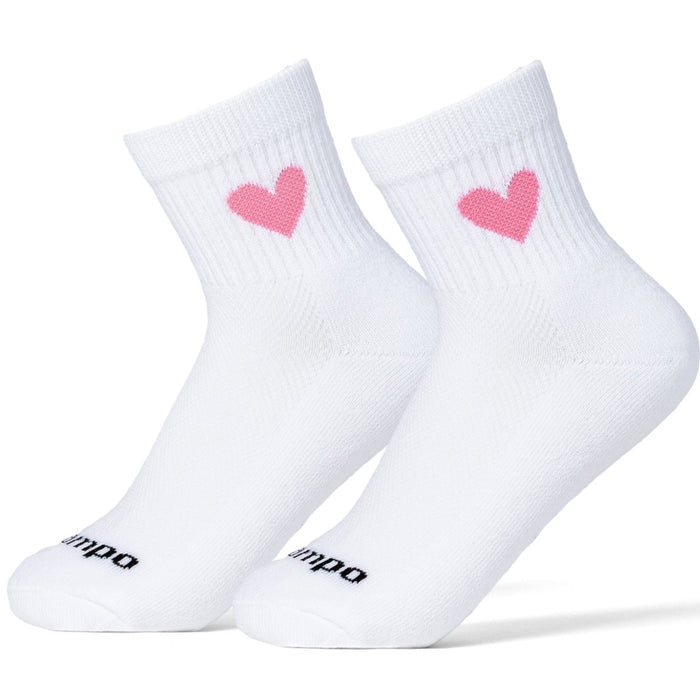 Del Campo Pink Hearts golf socks