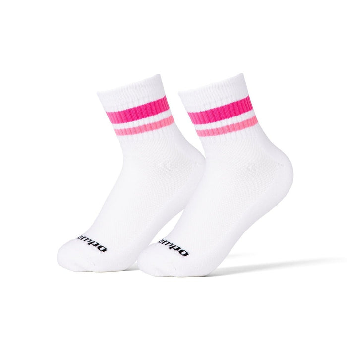Del Campo Pink Stripes golf socks