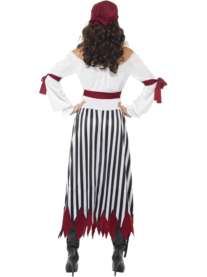 Pirate Lady Costume, Black & White