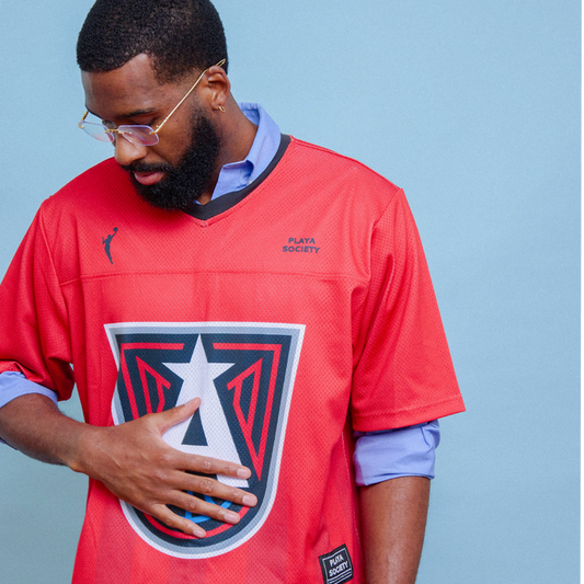 Playa Society 2026 Atlanta Dream Football Jersey