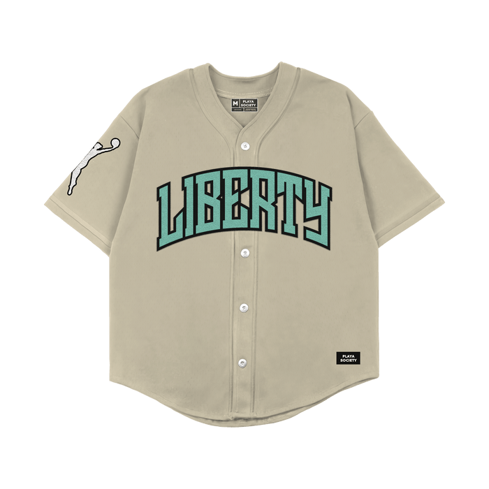 Playa Society 2026 New York Liberty Baseball Jersey
