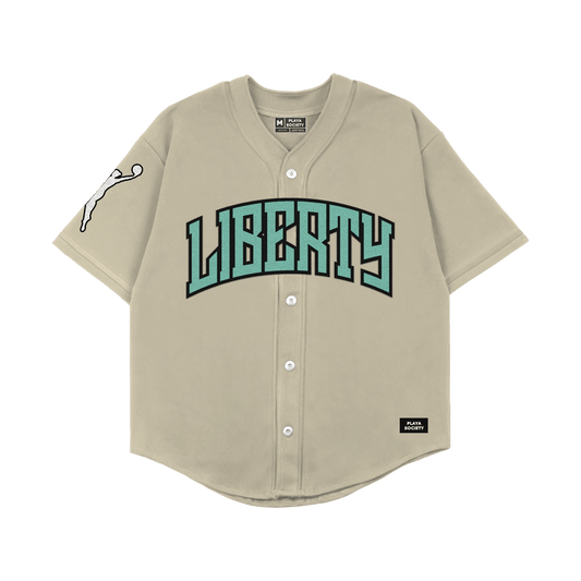 Playa Society 2026 New York Liberty Baseball Jersey