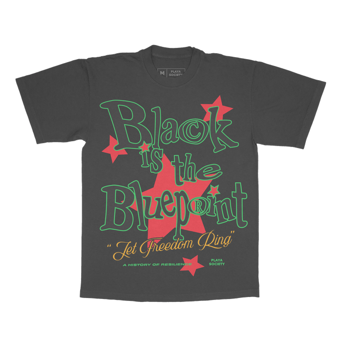 Playa Society "Black is the Blueprint" T-Shirt
