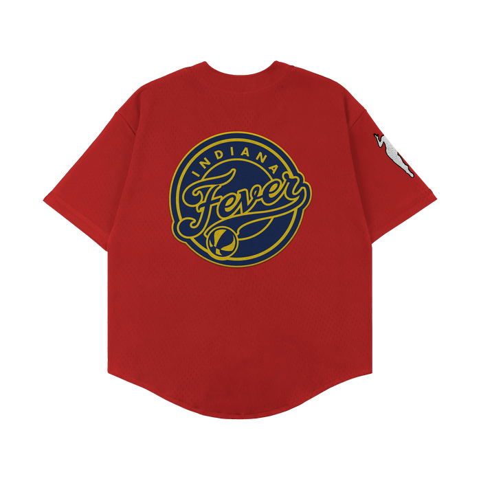 Playa Society Indiana Fever Red Baseball Jersey