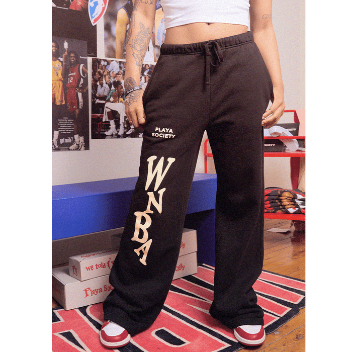 Playa Society WNBA Open Leg Sweatpant