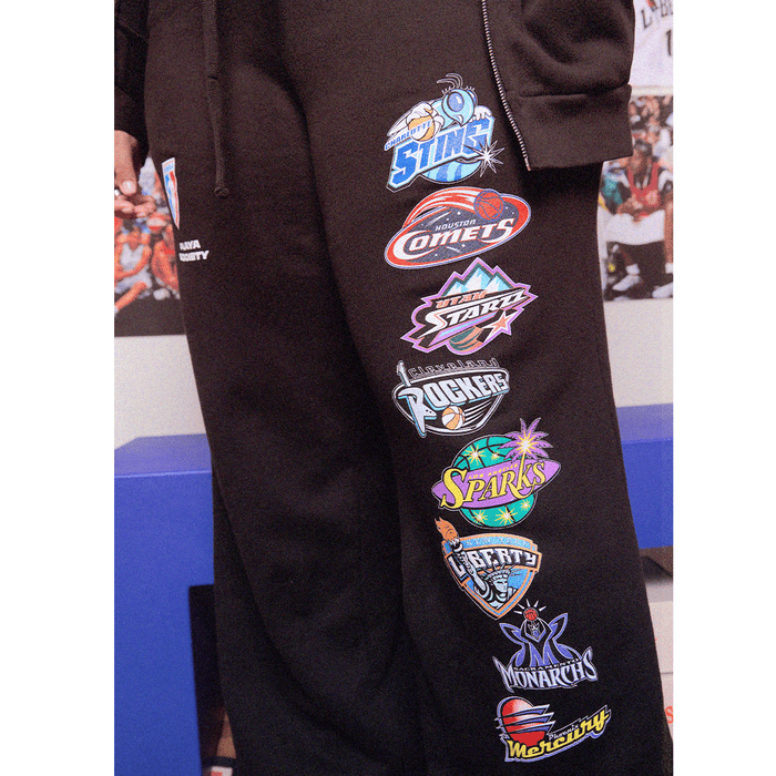Playa Society WNBA Vintage Open Leg Sweatpant