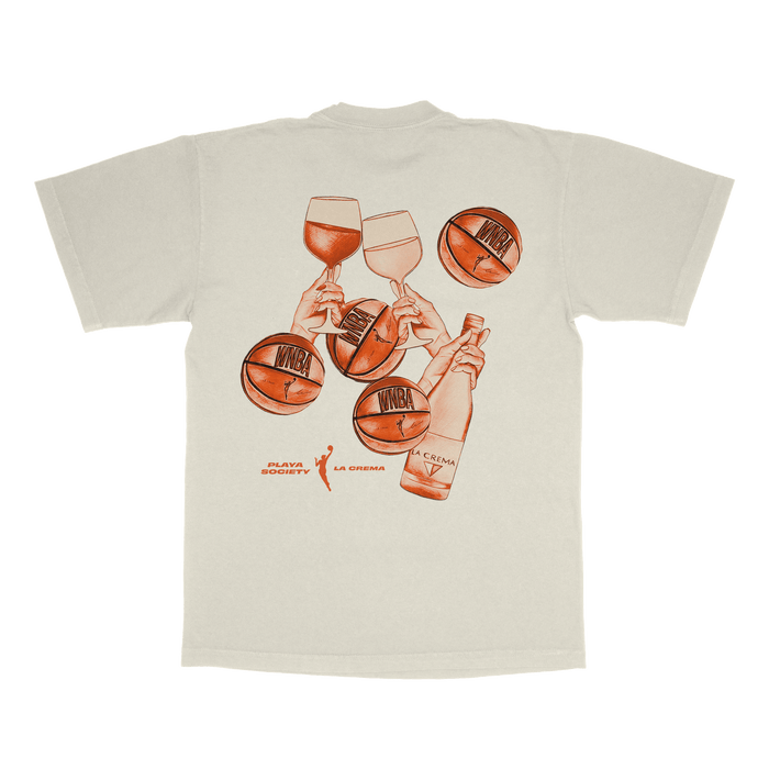 Playa Society x La Crema "Cheers to Women Winning"  WNBA T-Shirt