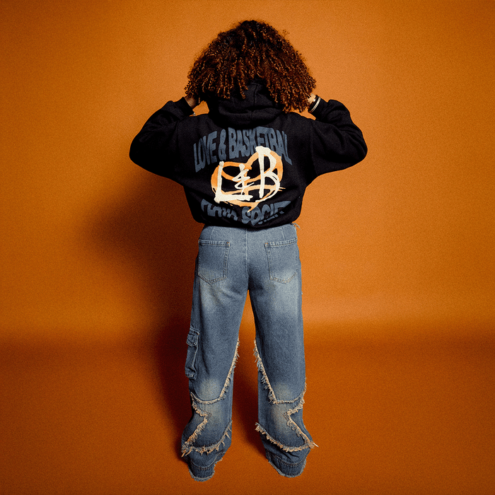 Playa Society X Love & Basketball Cropped Hoodie