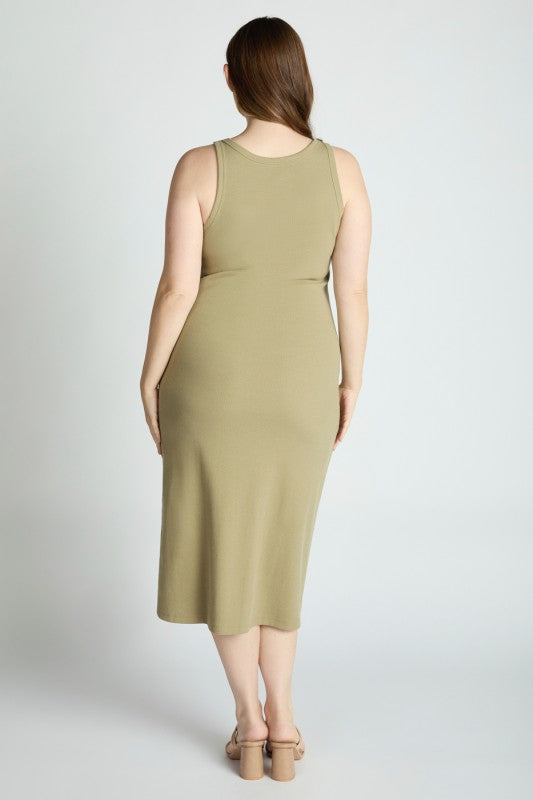 PLUS Ribbed Dress