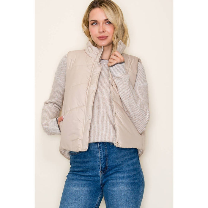 Polar Collar Puffer Vest