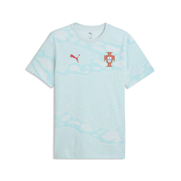 Portugal National Team PUMA Sea Culture T-Shirt - Light Blue